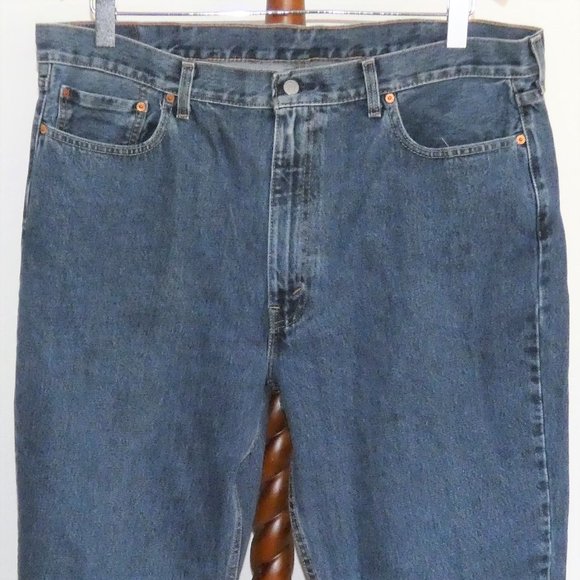 Levi's 550 Relaxed Tapered Denim Jeans 42 x 30 - Picture 3 of 8